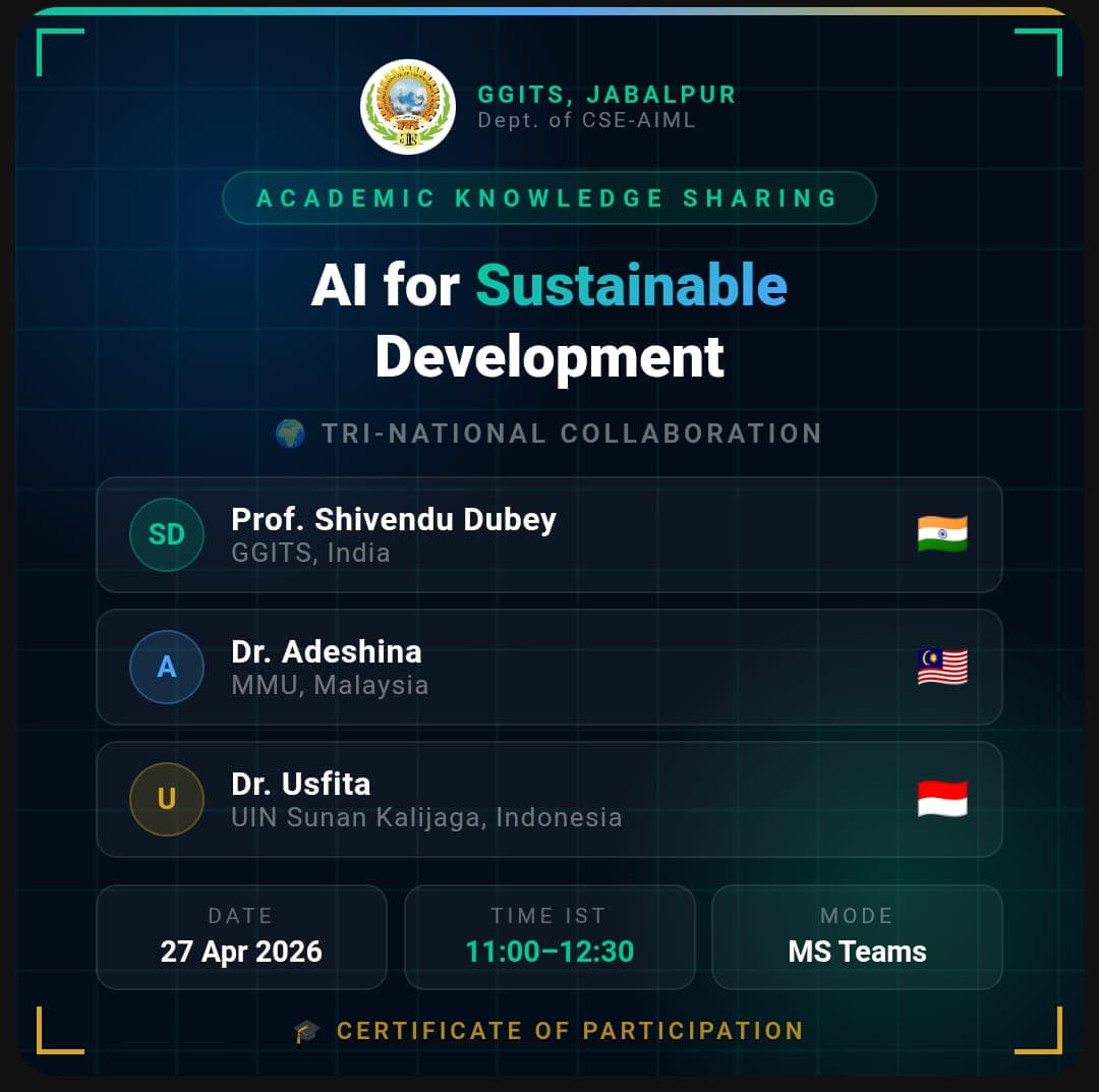 ๐ Expert Talks on AI for Sustainable Development ๐ฑ