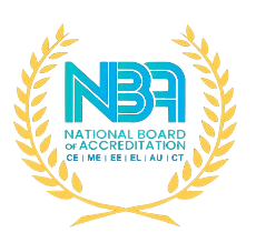 5 Branches Accredited by NBA - CS, EC, EE, ME, EX Engineering